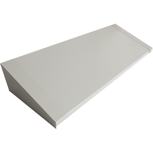 All-Welded Concorde - Heavy-Duty Lockers Sloping Top, 4 Bank, 18" D x 48" W x 6" H, Grey, Steel NRZ Safety Inc.