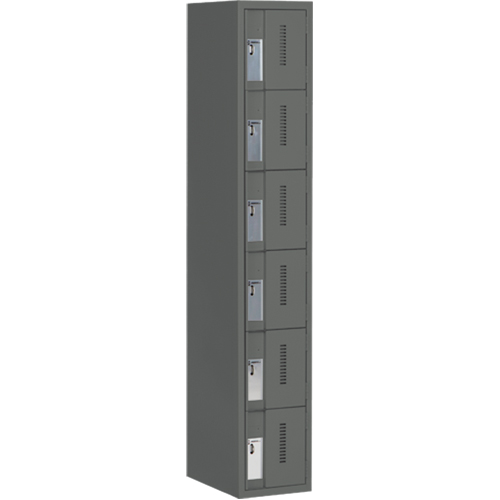 Casiers robustes Concorde, 6 niveaux, 12" x 18" x 72", Acier, Charbon, Soud&eacute; (assembl&eacute;) NRZ Safety Inc.