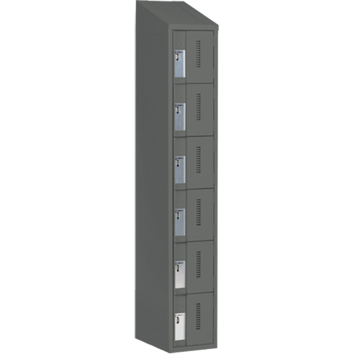 Casiers robustes Concorde, 6 niveaux, 12" x 18" x 78", Acier, Charbon, Soud&eacute; (assembl&eacute;) NRZ Safety Inc.