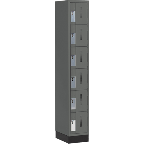 Casiers robustes Concorde, 6 niveaux, 12" x 18" x 76", Acier, Charbon, Soud&eacute; (assembl&eacute;) NRZ Safety Inc.