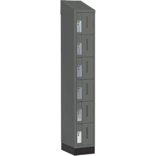 Casiers robustes Concorde, 6 niveaux, 12" x 18" x 82", Acier, Charbon, Soud&eacute; (assembl&eacute;) NRZ Safety Inc.