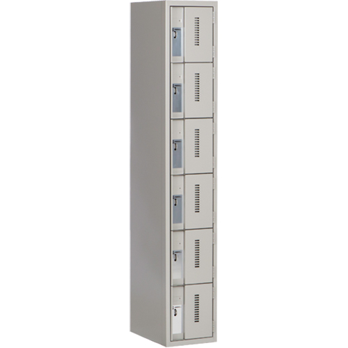 Casiers robustes Concorde, 6 niveaux, 12" x 18" x 72", Acier, Gris, Soud&eacute; (assembl&eacute;) NRZ Safety Inc.