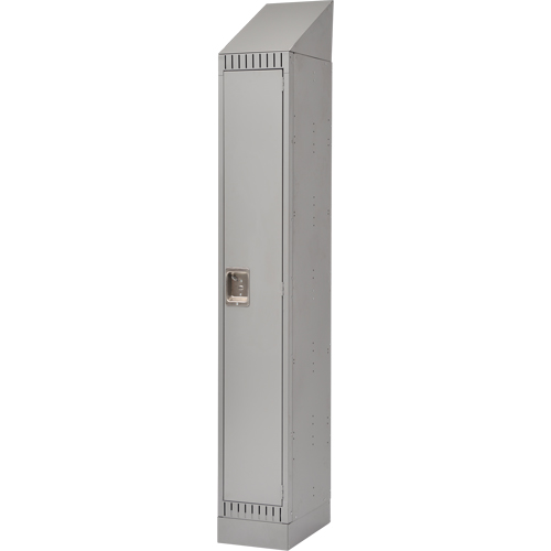 Casiers, 12" x 18" x 86", Acier, Gris, D&eacute;mont&eacute; NRZ Safety Inc.