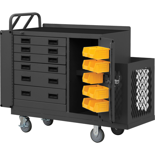 Heavy Duty Mobile Work Stations, Steel Surface NRZ Safety Inc.