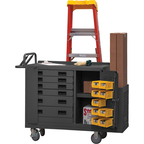 Heavy Duty Mobile Work Stations, Steel Surface NRZ Safety Inc.