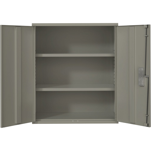Armoire de rangement Lo-Boy, Acier, 2 Tablettes, 40" h x 36" la x 18" P, Gris NRZ Safety Inc.