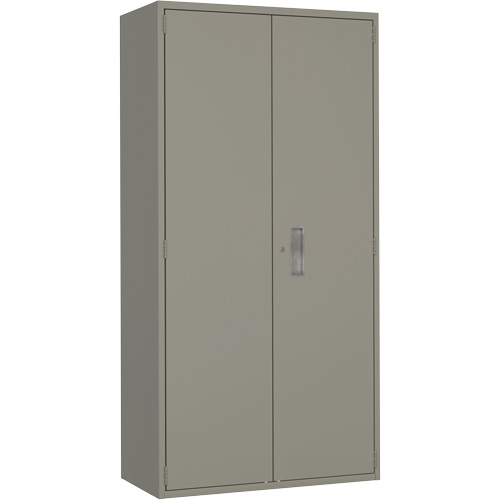 Hi-Boy Storage Cabinet, Steel, 4 Shelves, 72" H x 36" W x 18" D, Grey NRZ Safety Inc.