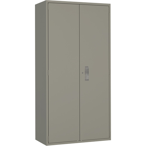 Armoire de rangements combin&eacute;s, Acier, 6 Tablettes, 72" h x 36" la x 18" P, Gris NRZ Safety Inc.