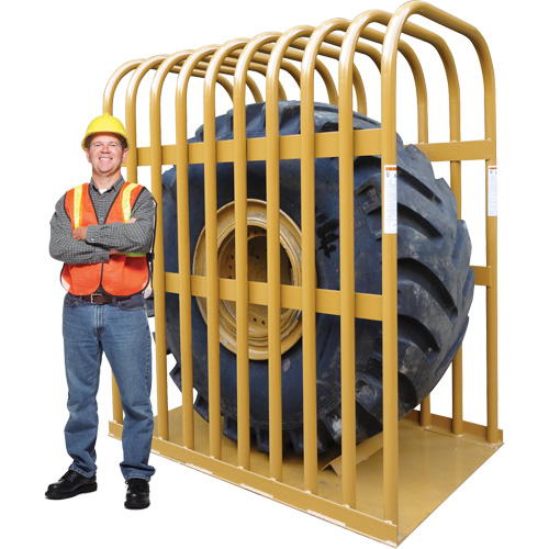 T111 10-Bar Earthmover Tire Inflation Cage NRZ Safety Inc.