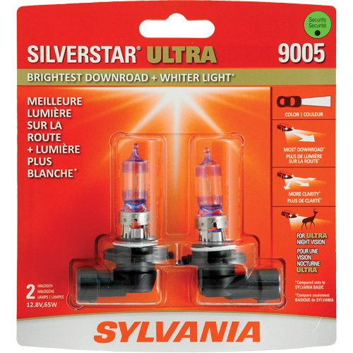 9005 Ampoule de feu avant SilverStar Ultra, Halog&egrave;ne, 65 W, Blanc NRZ Safety Inc.