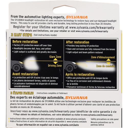 Headlight Restoration Kit NRZ Safety Inc.