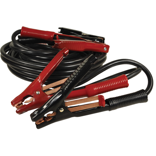 Heavy-Duty Booster Cables, 4 AWG, 500 Amps, 20' Cable NRZ Safety Inc.