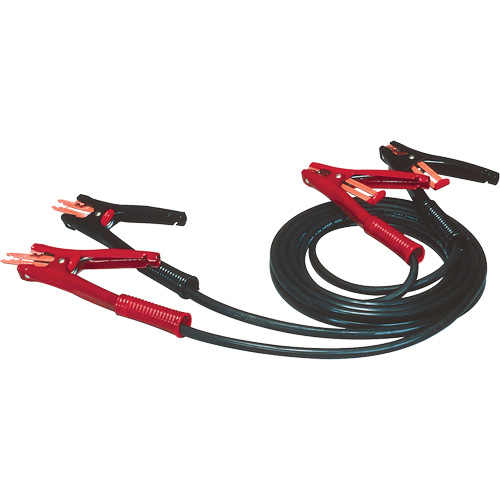 Heavy-Duty Booster Cable with Flexi-Spring Strain, 5 AWG, 500 A, 12' Cable NRZ Safety Inc.