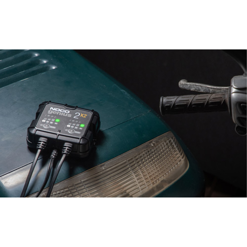 Chargeur de batterie 2 sorties de 4 A Genius 2X2 NRZ Safety Inc.