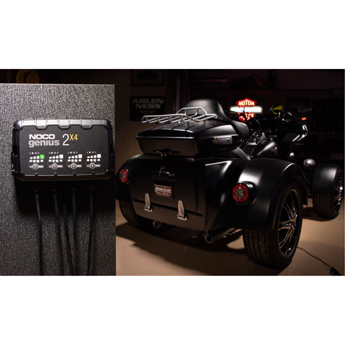 Chargeur de batterie 4 sorties de 8 A Genius 2X4 NRZ Safety Inc.