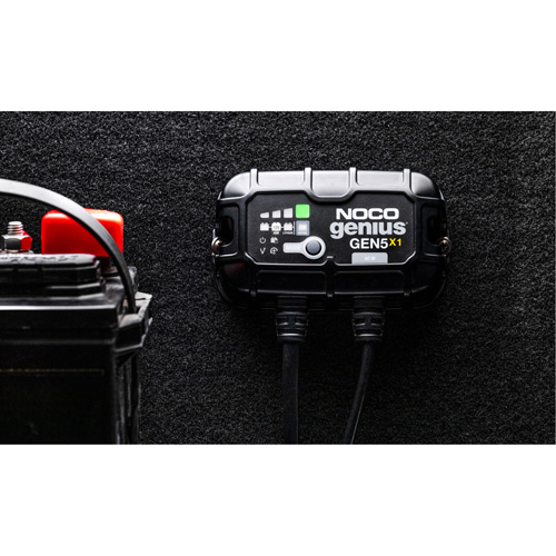 Chargeur de batterie embarqu&eacute; &agrave; 1 sortie de 5 amp&egrave;res Gen5X1 Genius NRZ Safety Inc.