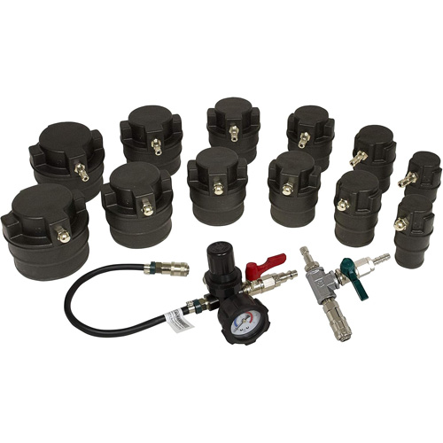Trousse de test de syst&egrave;me d'air de turbocompresseur avec adaptateur pour fum&eacute;e NRZ Safety Inc.