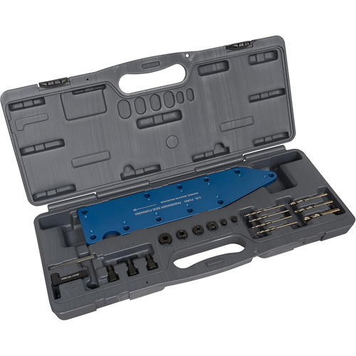 Gabarit de perçage pour installation sur collecteur pour Ford 3,5 L Ecoboost NRZ Safety Inc.