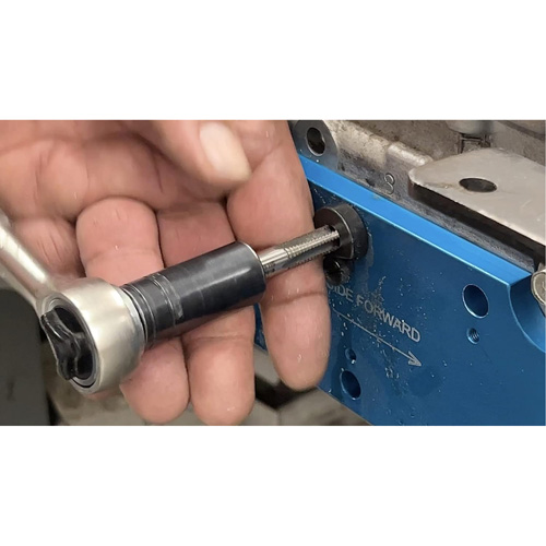 Gabarit de perçage pour installation sur collecteur pour Ford 3,5 L Ecoboost NRZ Safety Inc.