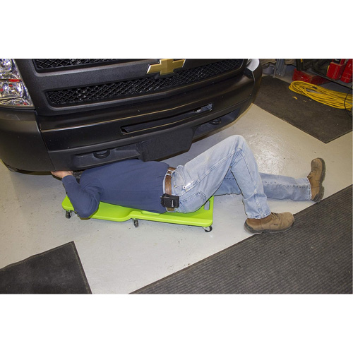 Sommier vert n&eacute;on &agrave; profil bas, en plastique robuste NRZ Safety Inc.