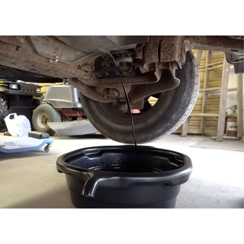 Black Oval Drain Pan NRZ Safety Inc.