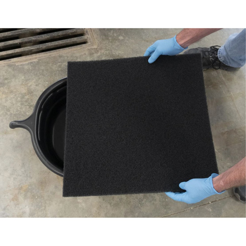 Black Oval Drain Pan NRZ Safety Inc.