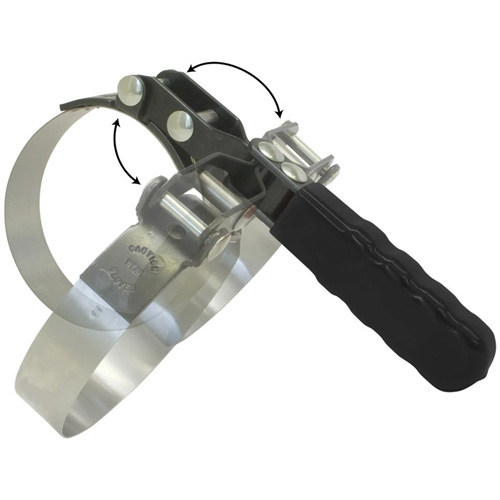 Petite cl&eacute; &agrave; filtre &agrave; huile &agrave; prise pivotante, 2-7/8" - 3-1/4" Capacit&eacute; du filtre NRZ Safety Inc.