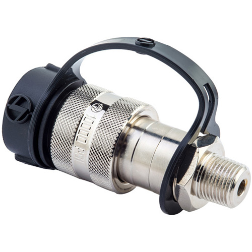 Raccords &agrave; c&ocirc;t&eacute; femelle pour d&eacute;bit &eacute;lev&eacute;, Acier, 3/8", NPTF femelle, 10 000 PSI NRZ Safety Inc.