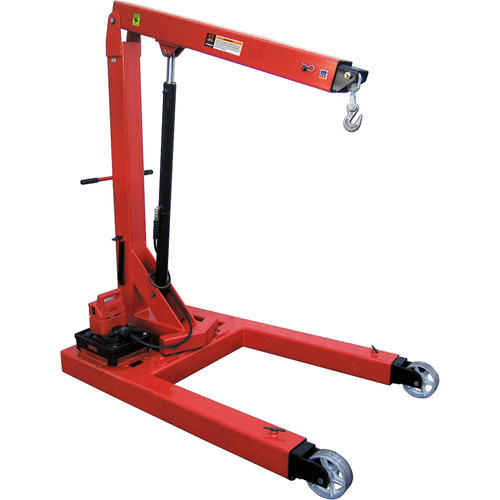 Grue hydraulique de plancher &eacute;lectro, Capacit&eacute; 6613,87 lb (3 tonnes) NRZ Safety Inc.