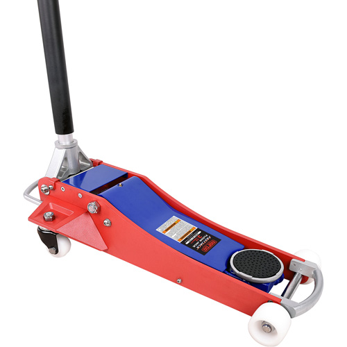 Floor Jack, 3 Ton(s) Capacity, 3" Lowered, 19-3/4" Raised, Manual Hydraulic NRZ Safety Inc.