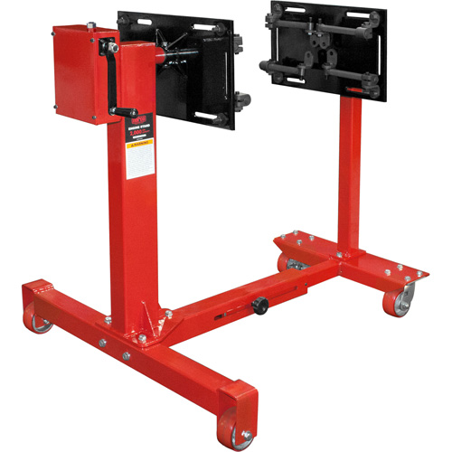 75:1 Gear-Driven Engine Stand, 1 tons Capacity, 42" H NRZ Safety Inc.