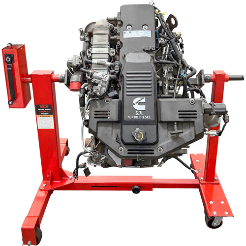 75:1 Gear-Driven Engine Stand, 1 tons Capacity, 42" H NRZ Safety Inc.
