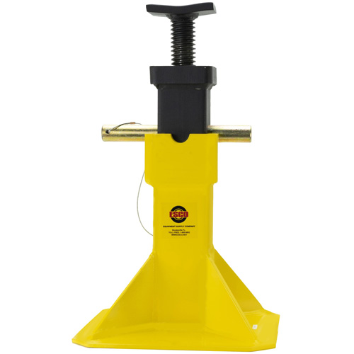 Jack Stands with Adjustable Screw Top Saddle, Locking Pin, 15-1/2" - 20-1/2" H NRZ Safety Inc.