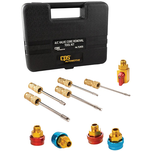 Ensemble de 10 morceaux pour le d&eacute;montage des noyaux de valves de climatisation NRZ Safety Inc.
