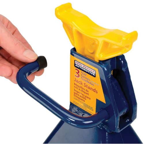 Chandelles, Poign&eacute;e/rochet verrouillable, Capacit&eacute; de 3 tonnes, 19" h NRZ Safety Inc.