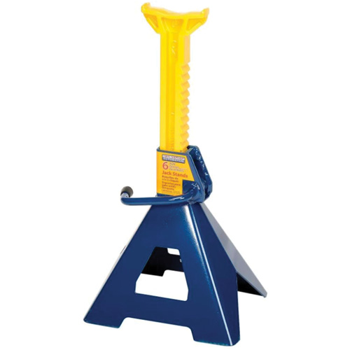 Jack Stand, Locking Handle/Ratchet, 6 tons Capacity, 25-1/4" H NRZ Safety Inc.