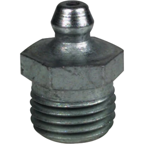 Raccord de graissage droit tr&egrave;s court, Acier, Filetage de 0,25 NPT NRZ Safety Inc.