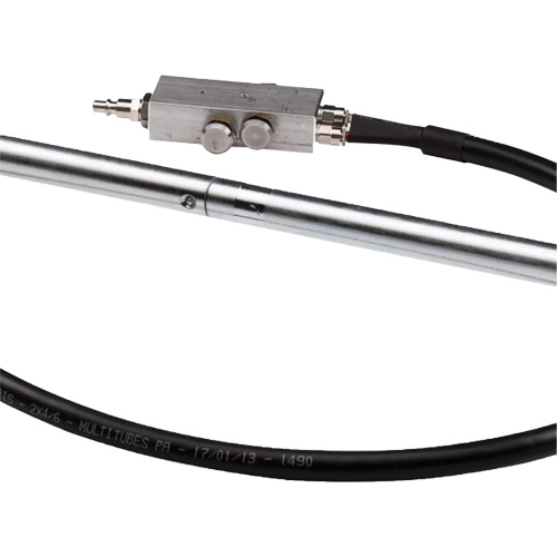 Cric portatif &agrave; 2 &eacute;tapes, 11 tonne(s)/22 tonne(s), Air comprim&eacute;/hydraulique NRZ Safety Inc.