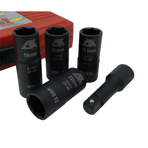 Ensemble de douilles r&eacute;versibles, 5 Morceaux, Prise de 1/2" NRZ Safety Inc.