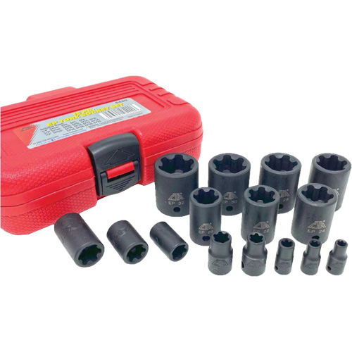 EP "Star" Plus Socket Set, 15 Pieces, 1/4"/3/8"/1/2" Drive Size NRZ Safety Inc.