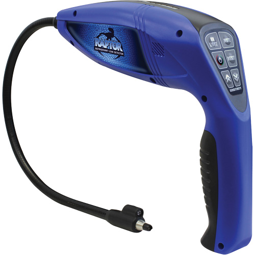 D&eacute;tecteur de fuite de r&eacute;frig&eacute;rant Raptor avec lumi&egrave;re UV bleue NRZ Safety Inc.