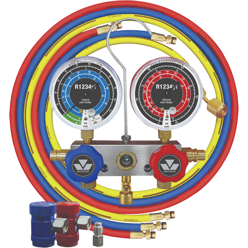 Ensemble de manom&egrave;tres &agrave; piston &agrave; 2 voies R1234Yf NRZ Safety Inc.