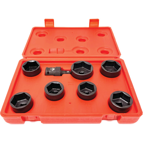 8 Pc. Extra-Low-Profile Oil Filter Socket Set NRZ Safety Inc.