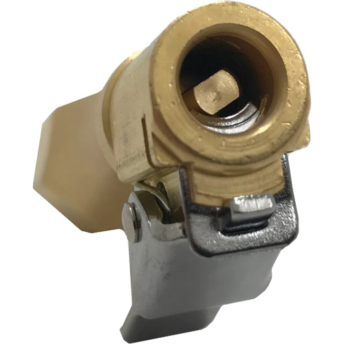 Embout de gonflage droit &agrave; connexion verrouillable – d&eacute;bit ferm&eacute; NRZ Safety Inc.