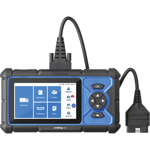 Outil de diagnostic robuste 5" ArtiDiag HD avec fonctions d'entretien NRZ Safety Inc.