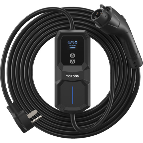 Fiche NEMA 6-50 portable PulseQ AC, 32 A, Niveau 2 CA, Connecteur Type 1 (SAE J1772) NRZ Safety Inc.
