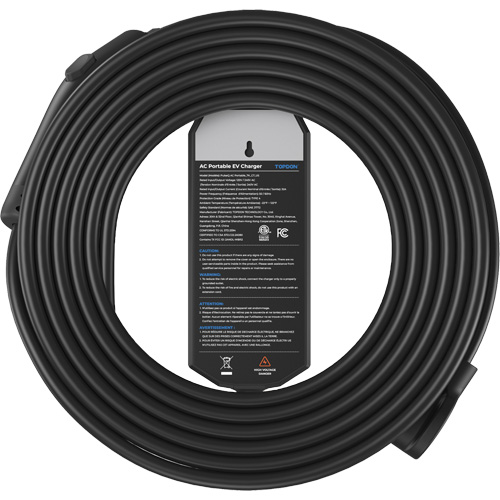 Fiche NEMA 6-50 portable PulseQ AC, 32 A, Niveau 2 CA, Connecteur Type 1 (SAE J1772) NRZ Safety Inc.