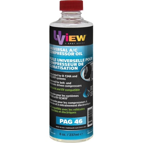 Huile universelle pour climatisation PAG 46, 237 ml, Bouteille NRZ Safety Inc.