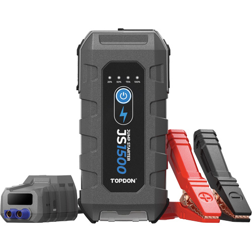 D&eacute;marreur d'appoint, survolteur, banque d'alimentation et lampe de poche JumpSurge1500 NRZ Safety Inc.