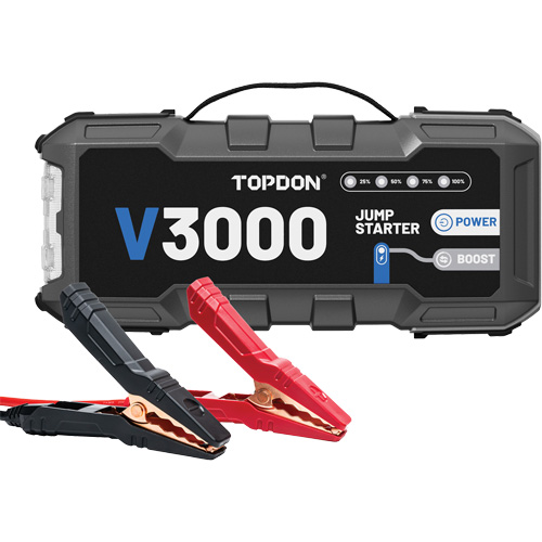 Survolteur, banque d'alimentation et lampe de poche V3000 NRZ Safety Inc.